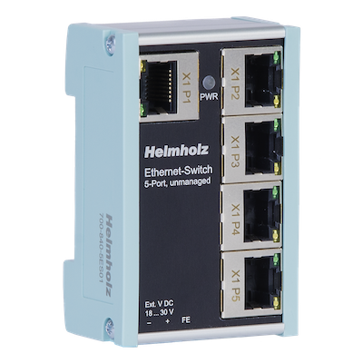 Helmholz 5-port unmanaged PROFINET switch