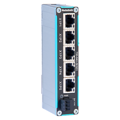 Helmholz FLEXtra slim 5-port unmanaged PROFINET switch