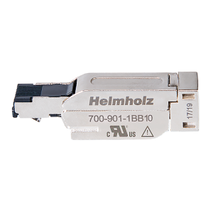 Helmholz PROFINET connector, 180°, RJ45, EasyConnect® 10/100 Mbps (CAT-5)