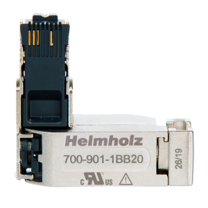 Helmholz PROFINET connector, 90°, RJ45, EasyConnect® 10/100 Mbps (CAT-5)