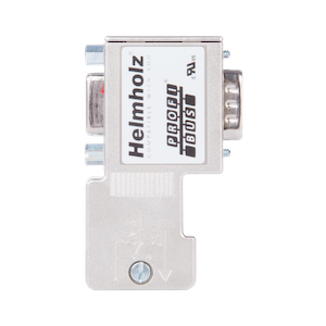 Helmholz PROFIBUS connector 90° screw terminal with PG