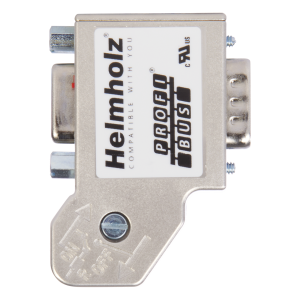 Helmholz PROFIBUS connector 35° screw terminal with PG