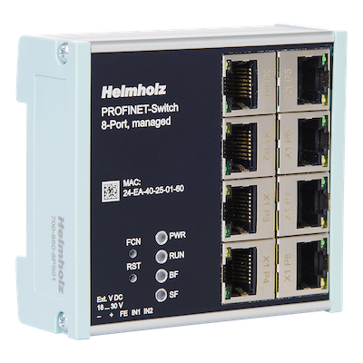 Used Helmholz PROFINET switch, 8-port, managed