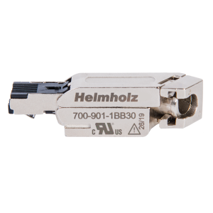 Helmholz PROFINET connector, 145°, RJ45, EasyConnect®, 10/100 Mbps (CAT-5)