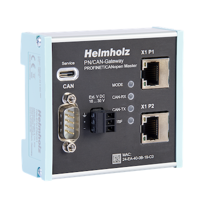 Helmholz PROFINET/CANopen gateway Master